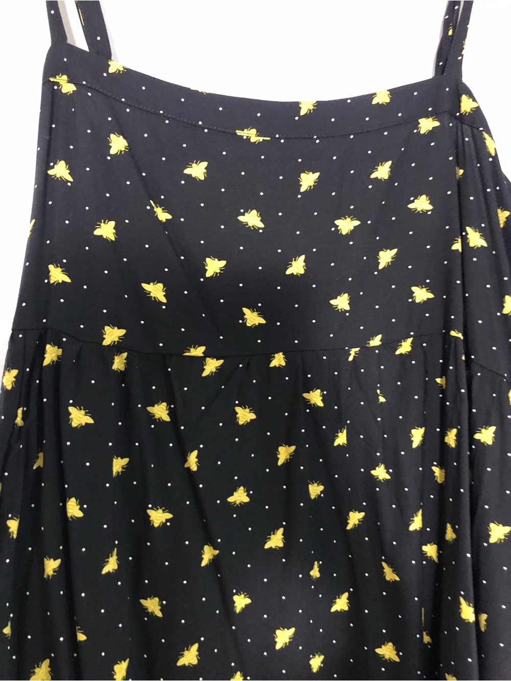 Torrid Black Mini Dress with Bee Print - Picture 2 of 3